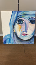 Tela 40x40 "Volto Donna"