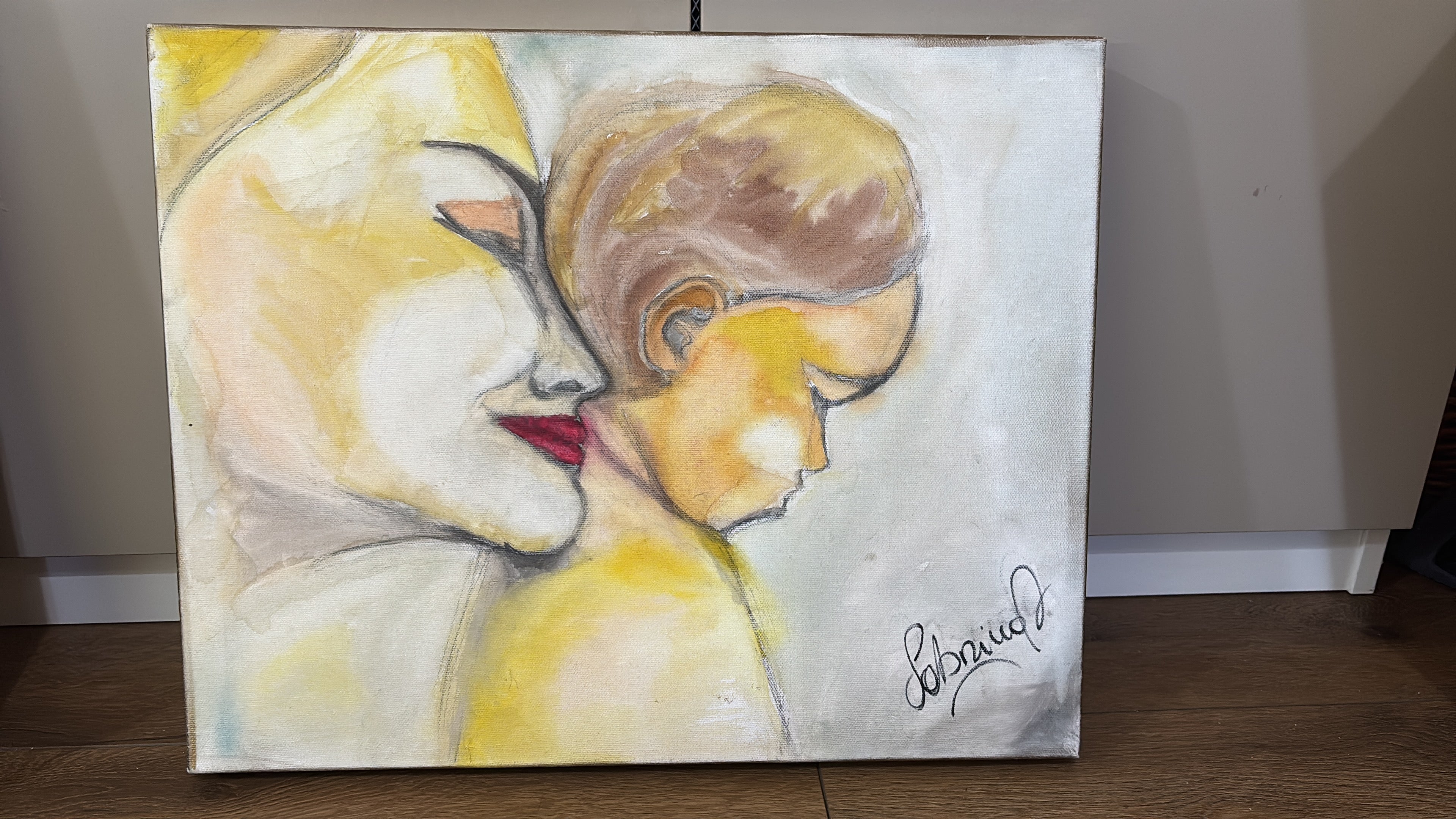 Tela 40x50 "L'Amore"